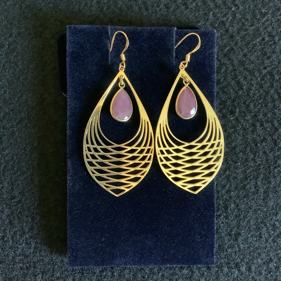 New Stauer 925 sterling silver natural ruby earrings. - Picture 5 of 9